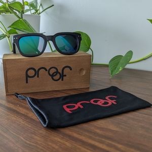 Proof Pledge Wooden Sunglasses with Ebony Kush Mirrored Lenses
